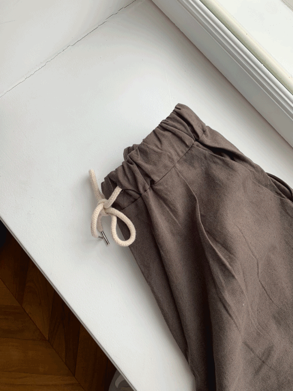 Ase Linen Pants (브라운)